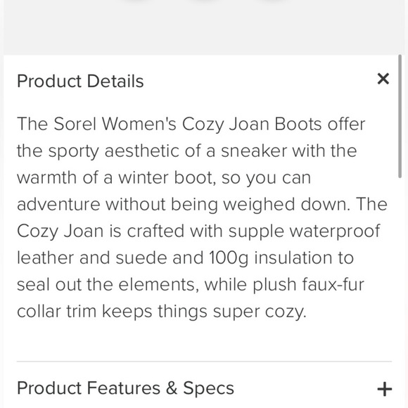 Sorel Women's Cozy Joan Boots like new tan boots size 9.5 waterproof lace boots‌ - Picture 5 of 13